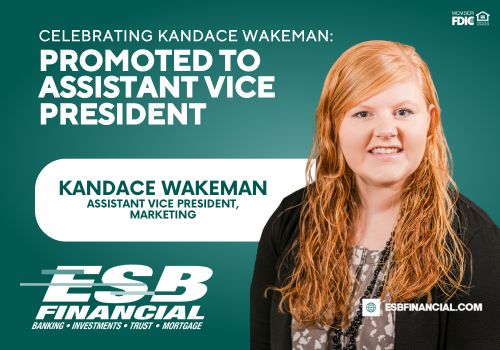 ESB Announces Promotion of Kandace Wakeman to Assistant Vice President