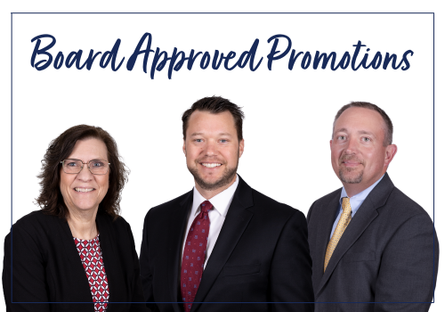 First Bank Kansas Announces Staff Promotions