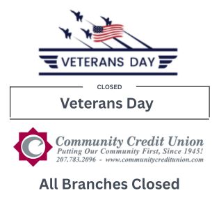 Closed | Veterans Day Closed | Veterans Day