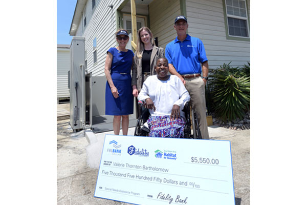 Fidelity Bank and FHLB Dallas Celebrate $178K Award to New Orleans Habitat for Humanity Homeowners