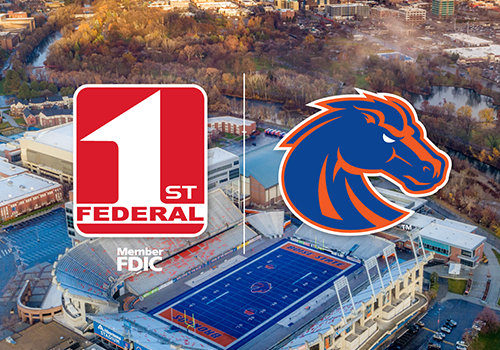 First Federal Bank Partners with Boise State Athletics