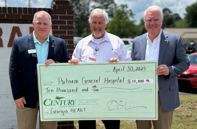 Century Donates to Putnam General Hospital through GA HEART Program Century Donates to Putnam General Hospital through GA HEART Program