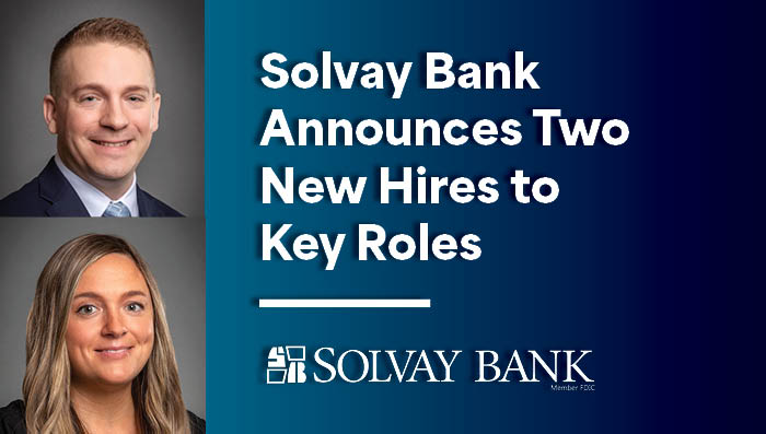 Solvay Bank Announces Key Appointments: Derrick Reed and Carly DiSanto Solvay Bank Announces Key Appointments: Derrick Reed and Carly DiSanto