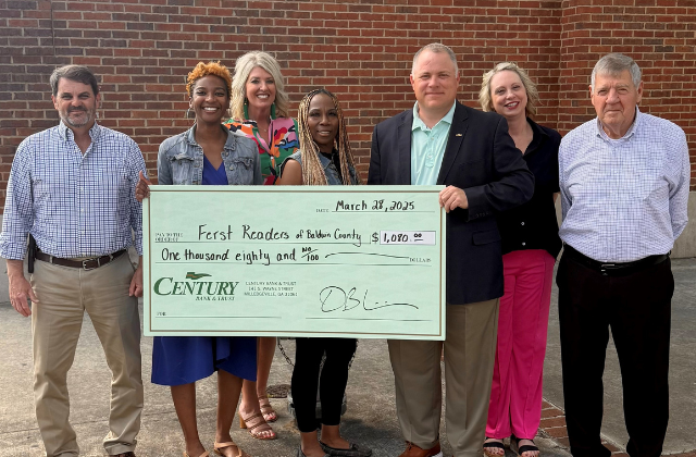 Century Donates to Ferst Readers of Baldwin County, Supporting Early Literacy Century Donates to Ferst Readers of Baldwin County, Supporting Early Literacy