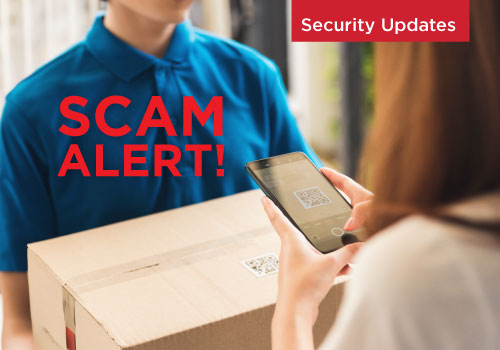 Beware of QR Codes on Unexpected Packages Beware of QR Codes on Unexpected Packages