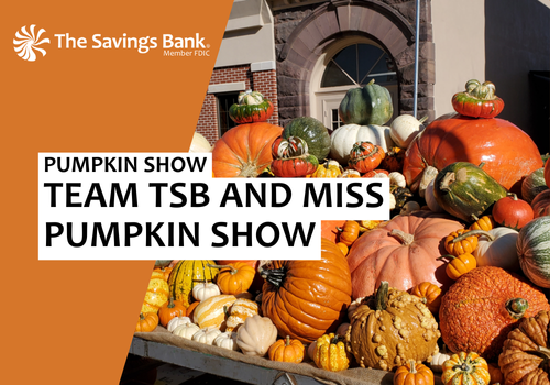 Team TSB Member Tonya Thompson and Pumpkin Show