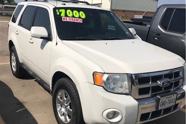2012 Ford Escape Limited (White)