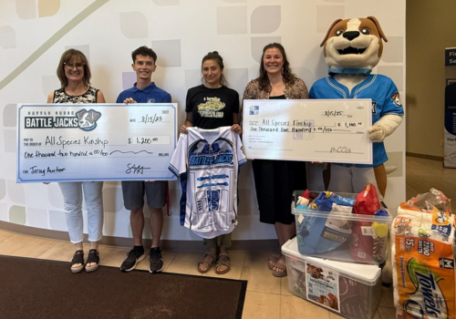 Jersey Fundraiser Proceeds, Donations & Additional Contribution Presented to A.S.K. Jersey Fundraiser Proceeds, Donations & Additional Contribution Presented to A.S.K.