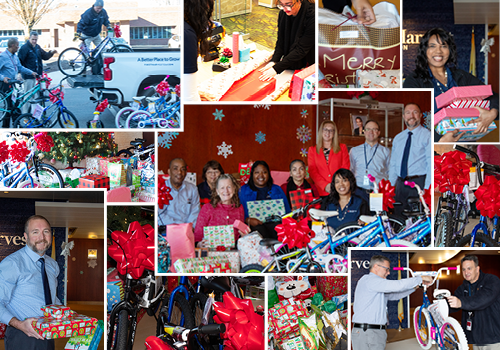 First Harvest employees adopted five families for the holidays.
