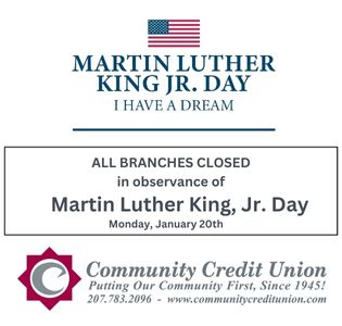 Holiday Closing - Martin Luther King Jr. Day 