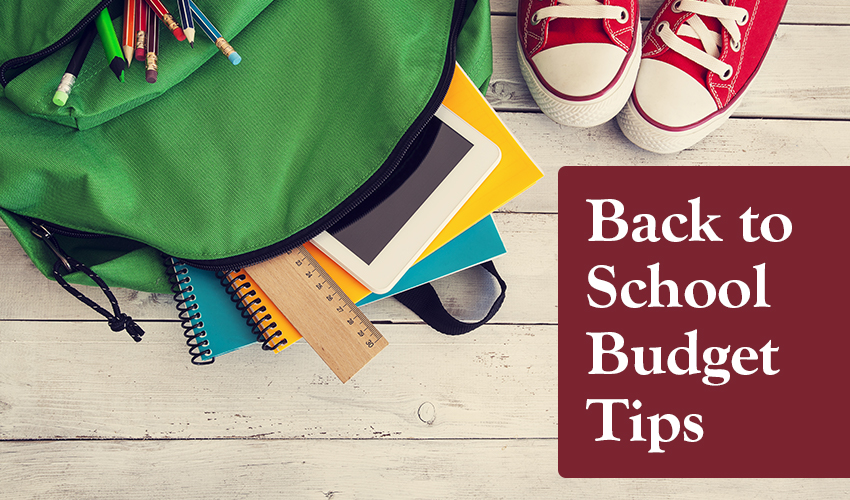 Monson Savings Bank Shares Back-to-School Budget Tips