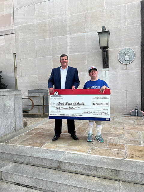 Miracle League Check