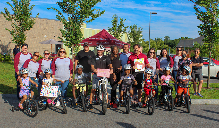 Monson Savings Bank Hosts Build-a-Bike Event at Educare Springfield