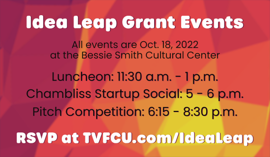 TVFCU to Host Idea Leap Pitch Competition and Luncheon Featuring Local Entrepreneurs and Community Leaders