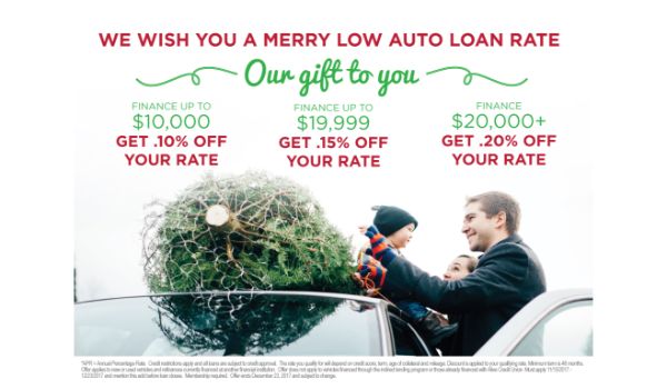 We wish you a merry low auto loan rate