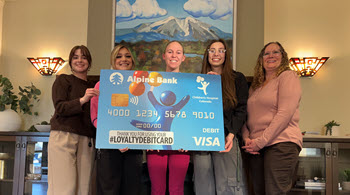 Alpine Bank's Loyalty Debit Card program began in 1997 and is an easy and effective way to give back. <a href="https://www.alpinebank.com/about-us/giving-back/loyalty-debit-card.html">Learn More</a>