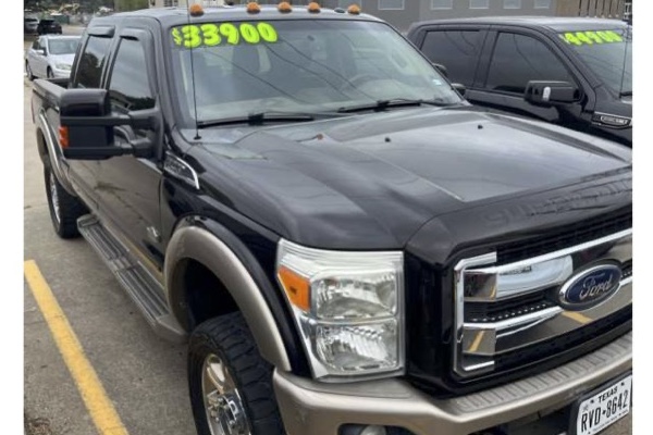 2013 Ford F250 Super Duty Crew Cab 4WD Black 