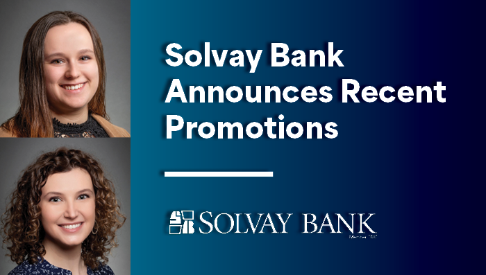 Solvay Bank Announces Recent Promotions