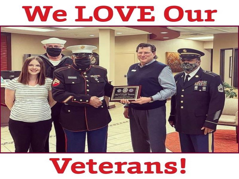 Our Patriotic Debit Card allows us to give back to those who have given us so much! We are honored to support our local Southeast Texas Veterans Service Group!