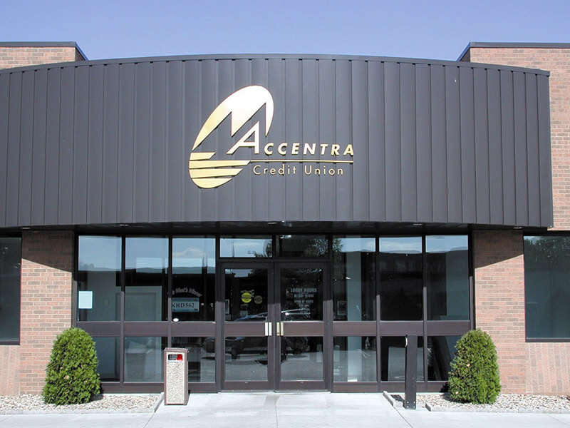 Accentra Credit Union's Austin location in 2008. Total assets were over $101 million.