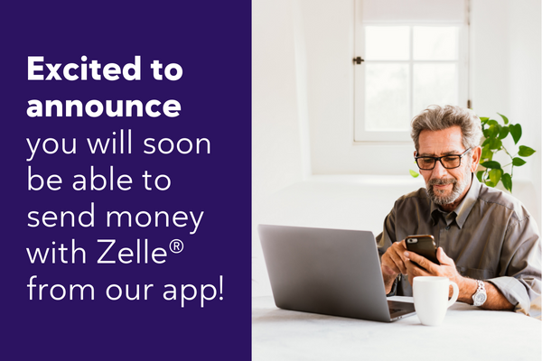 Zelle coming soon to the Fidelity Bank mobile app