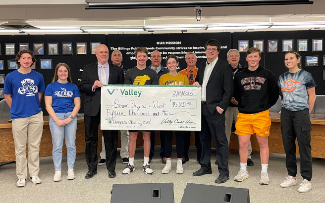 Valley Supports Local High Schools with $15,000 Donation