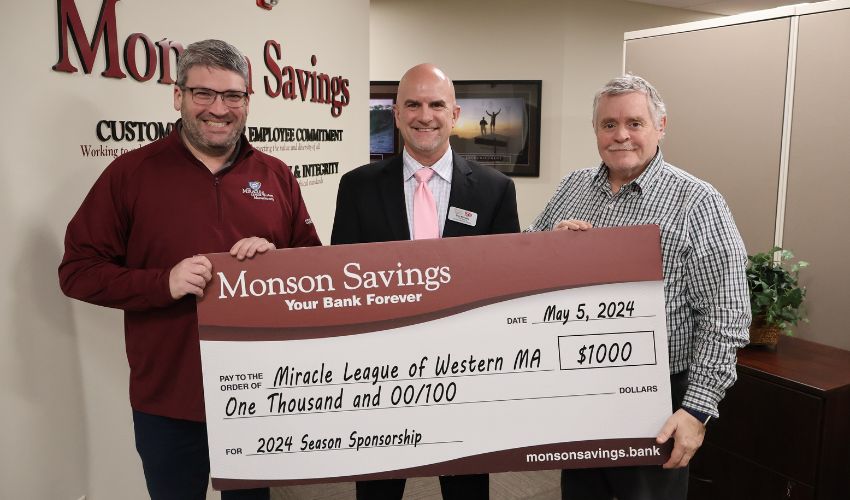 Monson Savings Bank Supports Miracle League of Western MA