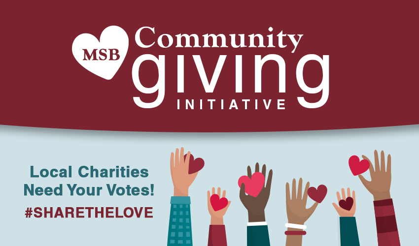 Monson Savings Bank Asks Community Members  to Vote for their Favorite Charitable Organization