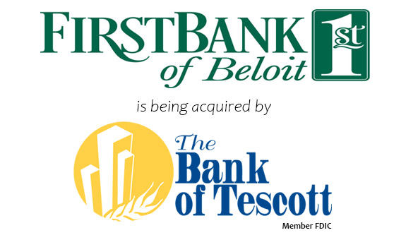 The Bank of Tescott to Acquire First Bank of Beloit