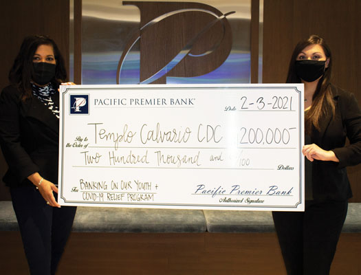 Image of Pacific Premier Bank Makes $200,000 Grant to Templo Calvario CDC