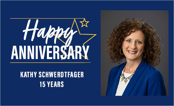 Celebrating 15 Years of Excellence: Kathy Schwerdtfager!