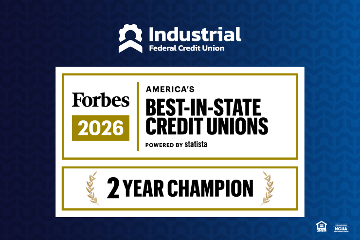 Industrial Federal Credit Union Ranked #1 Credit Union in Indiana by Forbes for Second Consecutive Year