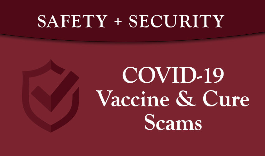 Monson Savings Bank Shares Warning Signs of COVID-19 Vaccine and Cure Scams
