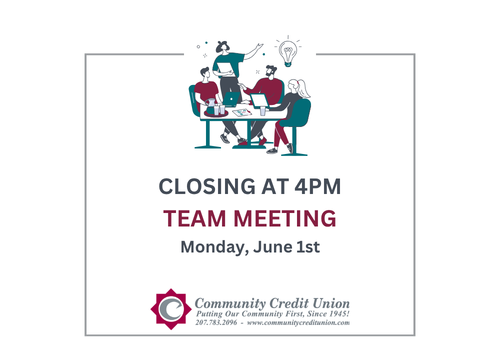 Closing Early |  Team Meeting