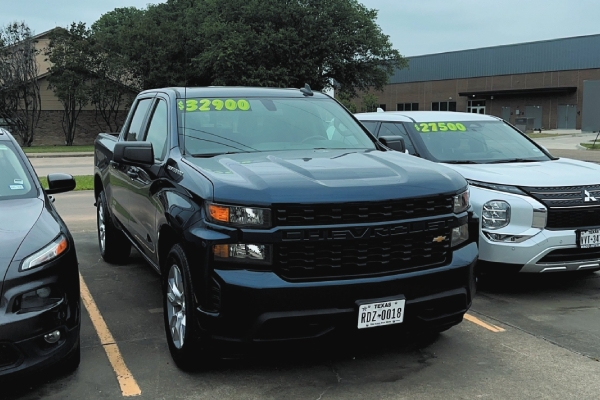 2021 Chevrolet Silverado 1500 Crew Cab Custom Blue 