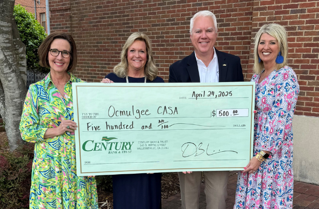 Century Donates to Ocmulgee CASA Century Donates to Ocmulgee CASA