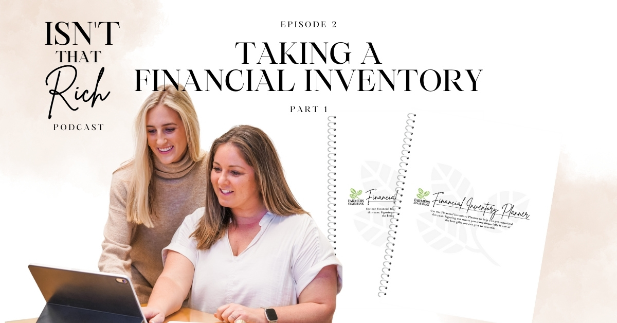 Taking a Financial Inventory: Part 1