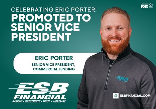 ESB Announces Promotion of Eric Porter to Senior Vice President