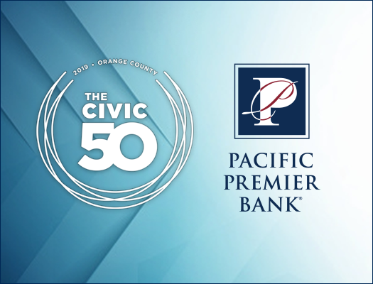 Image of Pacific Premier Named 2019 Civic 50 Orange County Honoree