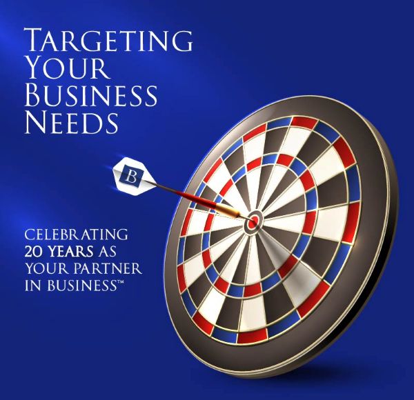 Targeting your business needs. Celebrating 20 years as your partner in business. 