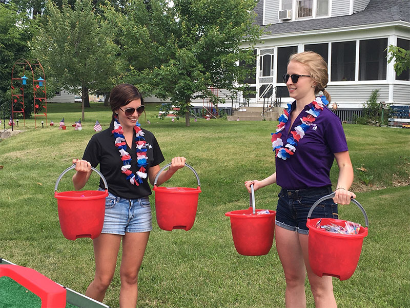 Sophia & Haley at Hill City Parade