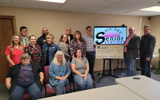 Billings-Area Credit Unions Improves Opportunities for Big Sky Senior Services Through $10,000 Donation
