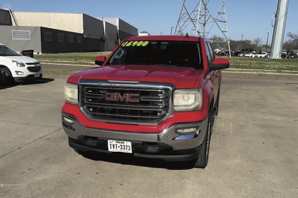 2016 GMC Sierra 1500 Crew Cab SLE Red