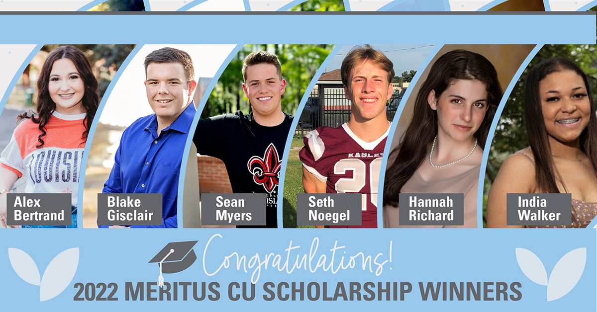Meet the 2022 Meritus CU Scholarship Winners