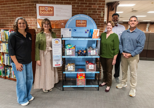 MCCU Partners with KCC to Support Students Success through Bruin Baskets Program