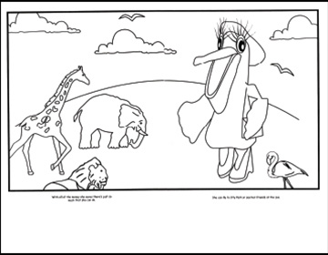 Coloring Sheet - Zoo