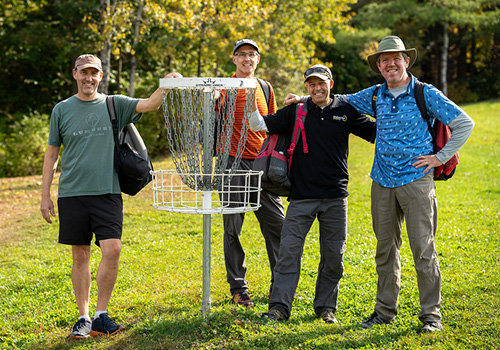 Evergreen CU Plays Disc Golf to Fight Hunger