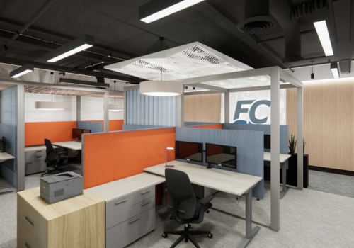 Bright Ideas for a Basement Space: New Home for FCCU Member Relations Bright Ideas for a Basement Space: New Home for FCCU Member Relations