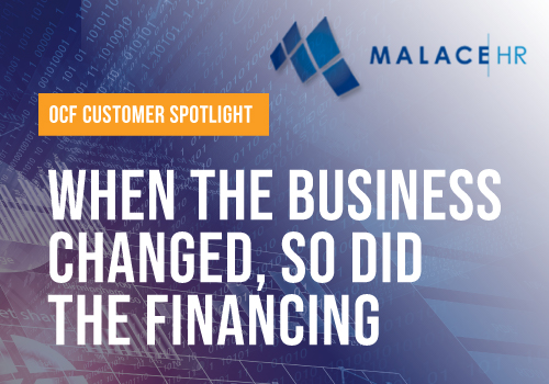When the Business Changed, So Did the Financing