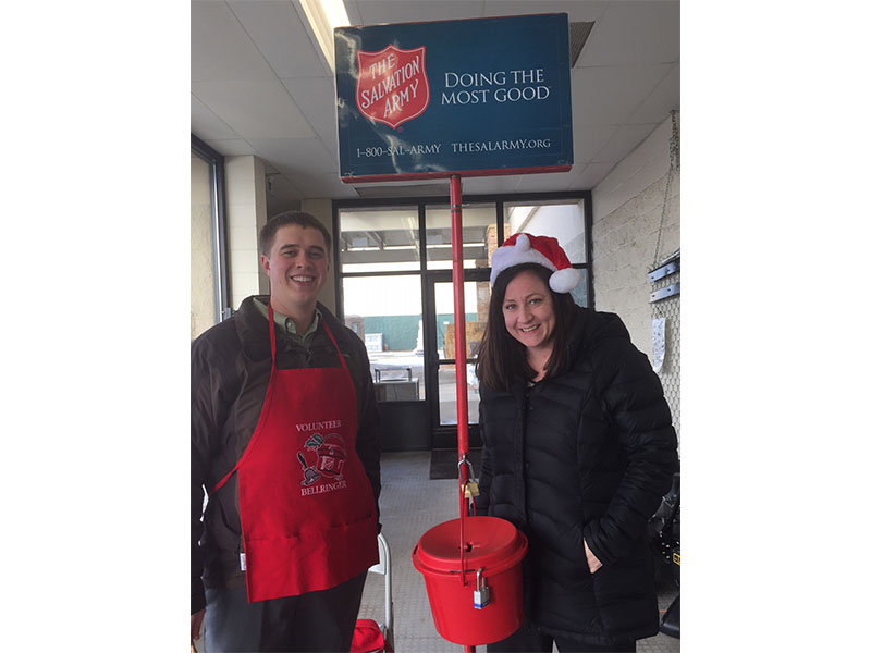 Woodland Bank Employee Bell Ringers Dec 2015